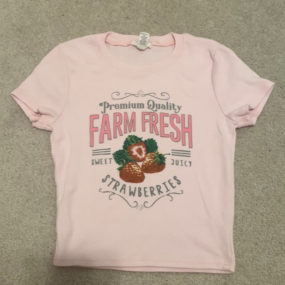 full tilt cropped tee (worn once, great condition)